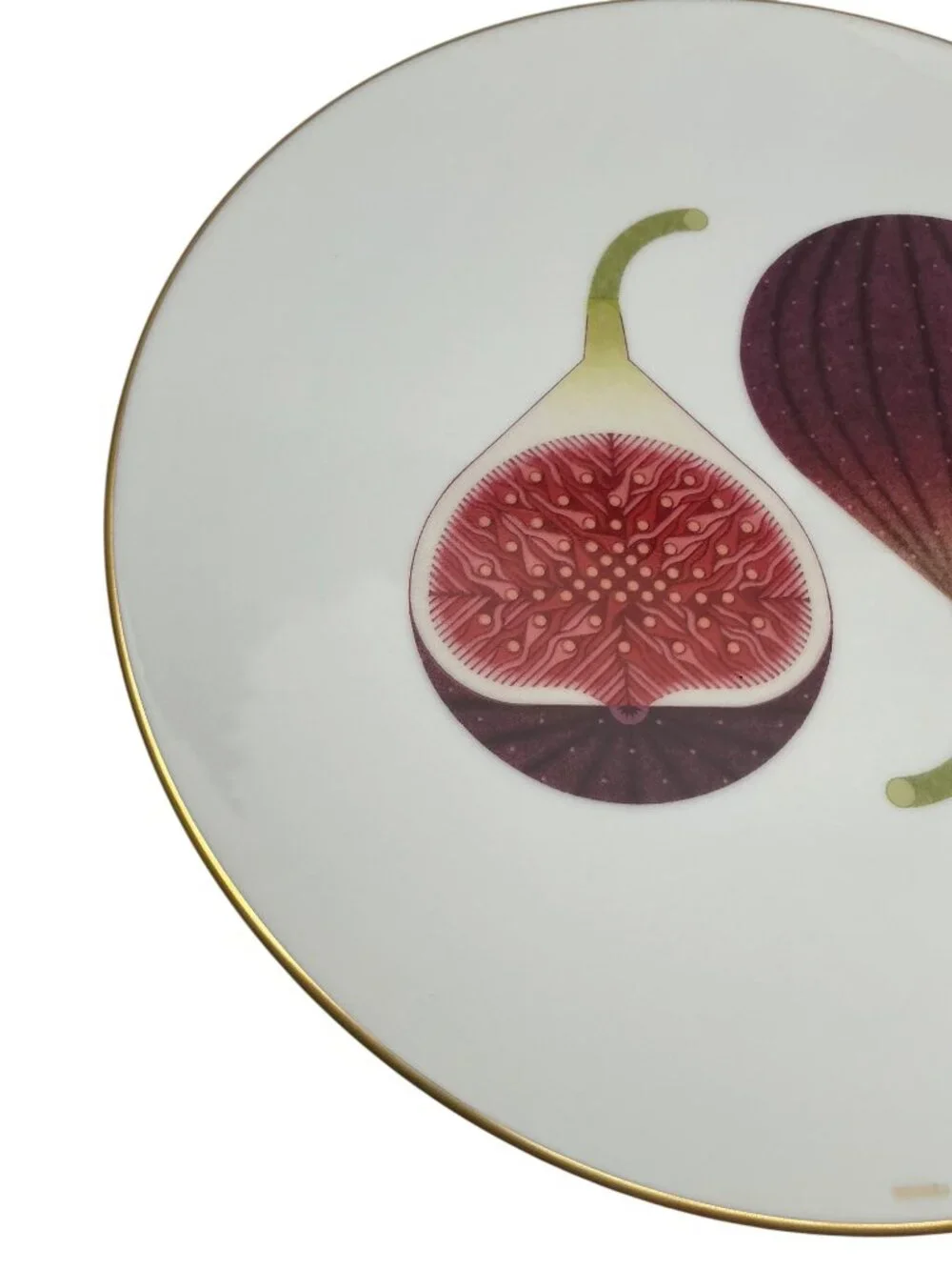 HERMES KAORUMI PORCELAIN FRUIT PLATES SET OF 6 BNIB